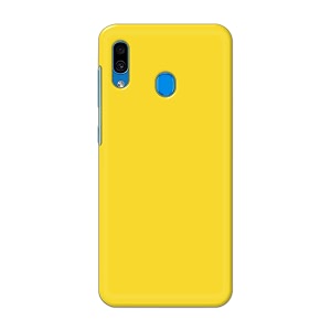 printfidaa plain yellow printed designer hard back case for samsung galaxy a20  samsung a30  samsung m10s back cover -h8 vkm2021