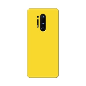printfidaa plain yellow printed designer hard back case for oneplus 8 pro back cover -h8 vkm2021