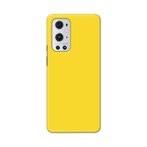 printfidaa plain yellow printed designer hard back case for oneplus 9 pro back cover -h8 vkm2021