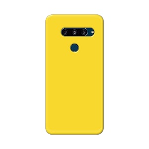 printfidaa plain yellow printed designer hard back case for lg v40 thinq v405qa7 v405ua v405tab v405ua0 back cover -h8 vkm2021