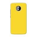 PRINTFIDAA Plain Yellow Printed Designer Hard Back Case for Motorola Moto G5 Plus (5.2"), XT1684, XT1685, XT1687 Back Cover -(H8) VKM2021