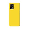 PRINTFIDAA Plain Yellow Printed Designer Hard Back Case for Oppo F19 / Oppo A74 4G Back Cover -(H8) VKM2021