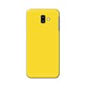 PRINTFIDAA Plain Yellow Printed Designer Hard Back Case for Samsung Galaxy J6 Plus (2018) (6.0"), SM-J610FN / DS Back Cover -(H8) VKM2021