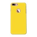 PRINTFIDAA Plain Yellow Printed Designer Hard Back Case for iPhone 7 Plus Logo (5.5") / iPhone 8 Plus Logo (5.5"), A1784, A1661 Back Cover -(H8) VKM2021