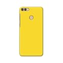 PRINTFIDAA Plain Yellow Printed Designer Hard Back Case for Huawei Y9 (2018) Back Cover -(H8) VKM2021