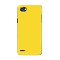 PRINTFIDAA Plain Yellow Printed Designer Hard Back Case for LG Q6 / Q6 Plus / Q6?, M700N, M700A, M700DSK, M700AN Back Cover -(H8) VKM2021