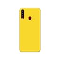 PRINTFIDAA Plain Yellow Printed Designer Hard Back Case for Samsung Galaxy A20s, SM-A207F / DS, SM-A207M / DS, SM-A2070 Back Cover -(H8) VKM2021