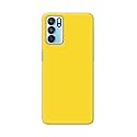 PRINTFIDAA Plain Yellow Printed Designer Hard Back Case for Oppo Reno6 5G, Oppo Reno 6 5G Back Cover -(H8) VKM2021