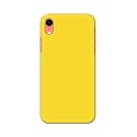 PRINTFIDAA Plain Yellow Printed Designer Hard Back Case for Apple iPhone XR (6.1"), A2105, A1984, A2107, A2108 Back Cover -(H8) VKM2021