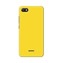 PRINTFIDAA Plain Yellow Printed Designer Hard Back Case for Redmi 6A Back Cover -(H8) VKM2021