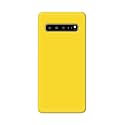 PRINTFIDAA Plain Yellow Printed Designer Hard Back Case for Samsung Galaxy S10 5G, SM-G977B, SM-G977U, SM-G977N, SM-G9770 Back Cover -(H8) VKM2021