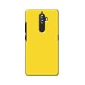 PRINTFIDAA Plain Yellow Printed Designer Hard Back Case for Lenovo K8 Plus (5.2") Back Cover -(H8) VKM2021