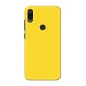PRINTFIDAA Plain Yellow Printed Designer Hard Back Case for Mi Play Back Cover -(H8) VKM2021