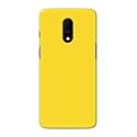 PRINTFIDAA Plain Yellow Printed Designer Hard Back Case for OnePlus 6T / OnePlus 7 Back Cover -(H8) VKM2021