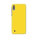 PRINTFIDAA Plain Yellow Printed Designer Hard Back Case for Samsung Galaxy M10, SM-M105G / DS, SM-M105F / DS Back Cover -(H8) VKM2021