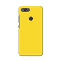 PRINTFIDAA Plain Yellow Printed Designer Hard Back Case for Mi 8 Lite/Mi 8 Youth/Mi 8X Back Cover -(H8) VKM2021