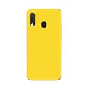 PRINTFIDAA Plain Yellow Printed Designer Hard Back Case for Samsung Galaxy A20e, SM-A202F/DS Back Cover -(H8) VKM2021