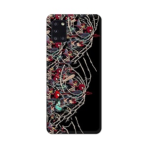 printfidaa plastic printed hard back cover case for samsung galaxy a31 back cover famous cartoon character -112 multicolor