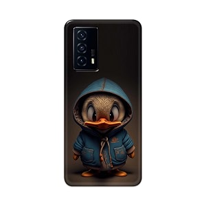 printfidaa plastic printed hard back cover case for vivo iqoo z5 back cover animated duck -112 multi