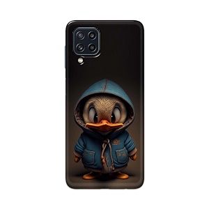 printfidaa plastic printed hard back cover case for samsung galaxy m32 4g  samsung galaxy m32 prime edition back cover animated duck -112 multi
