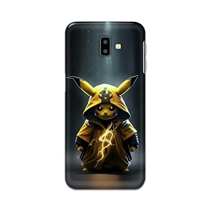 printfidaa plastic printed hard back cover case for samsung galaxy j6 plus  samsung j6 back cover cartoon cat -112 multicolor