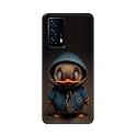 PRINTFIDAA Plastic Printed Hard Back Cover Case For Vivo Iqoo Z5 Back Cover (Animated Duck) -112, Multi