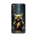 PRINTFIDAA Plastic Printed Hard Back Cover Case For Vivo S1 | Vivo Z1X Back Cover (Cartoon Cat) -112, Multicolor