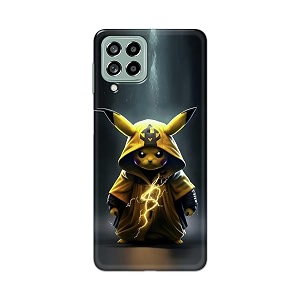 printfidaa printed hard back cover case for samsung galaxy m53 5g back cover cartoon cat -112