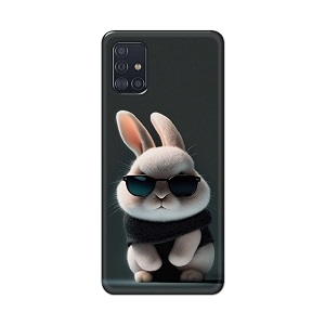 printfidaa printed hard back cover case for samsung galaxy m31s back cover cool baby rabbit -112