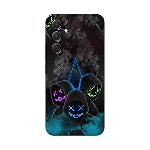 printfidaa printed hard back cover case for samsung galaxy a54 5g back cover mask man -112