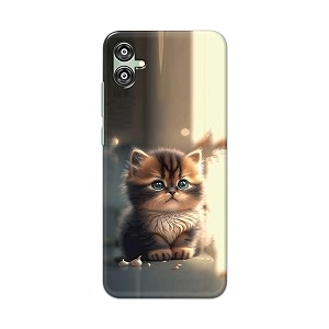printfidaa printed hard back cover case for samsung galaxy m04  f04  a04e back cover cute cat -112