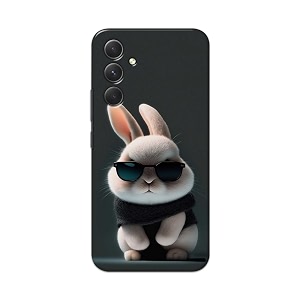 printfidaa printed hard back cover case for samsung galaxy a54 5g back cover cool baby rabbit -112