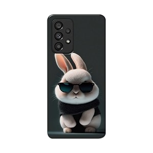 printfidaa printed hard back cover case for samsung galaxy a53 5g back cover cool baby rabbit -112