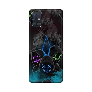 printfidaa printed hard back cover case for samsung galaxy a51  samsung galaxy a51 5g back cover mask man -112