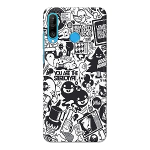 Printed Hard Back Cover Case for Huawei