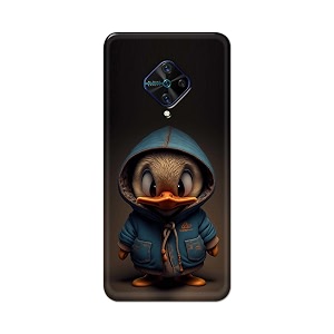 printfidaa printed hard back cover case for vivo s1 pro back cover animated duck -112
