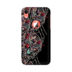 printfidaa printed hard back cover case for apple iphone xr logo view back cover famous cartoon character -112