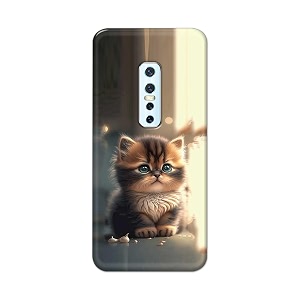 printfidaa printed hard back cover case for vivo v17 pro back cover cute cat -112