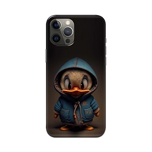 printfidaa printed hard back cover case for apple iphone 13 pro back cover animated duck -112