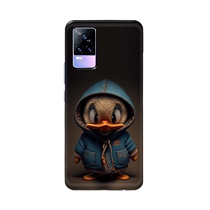printfidaa printed hard back cover case for vivo y73  vivo v21e 4g back cover animated duck -112