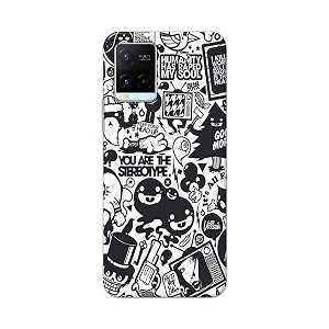 Printed Hard Back Cover Case for Vivo