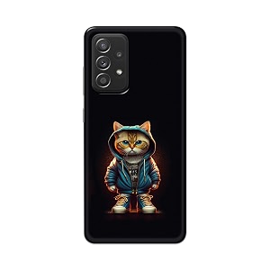 printfidaa printed hard back cover case for samsung galaxy a52  a52 5g  samsung galaxy a52s 5g back cover hipster cat -112