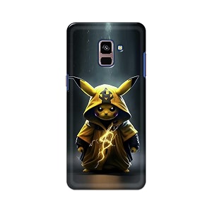 printfidaa printed hard back cover case for samsung galaxy a8 plus  a8 back cover cartoon cat -112
