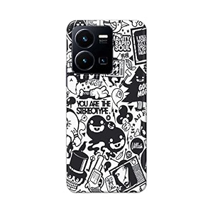 Printed Hard Back Cover Case for Vivo