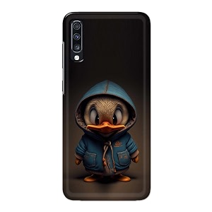 printfidaa printed hard back cover case for samsung galaxy a70  samsung galaxy a70s back cover animated duck -112