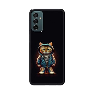 printfidaa printed hard back cover case for samsung galaxy f23 5g  samsung galaxy m23 5g back cover hipster cat -112