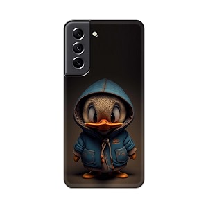 printfidaa printed hard back cover case for samsung galaxy s21 fe 5g back cover animated duck -112