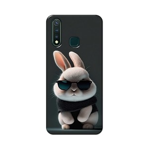 printfidaa printed hard back cover case for vivo y19  vivo u3 back cover cool baby rabbit -112