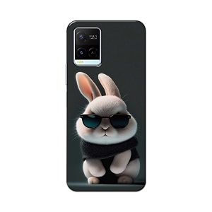 printfidaa printed hard back cover case for vivo y21  y21t  y21s  y21e  y21a  y21g  y33s  y33t  y32  vivo t1x back cover cool baby rabbit -112