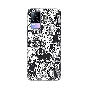 Printed Hard Back Cover Case for Vivo
